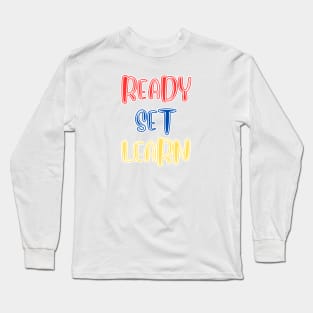 School Themed Design Long Sleeve T-Shirt
